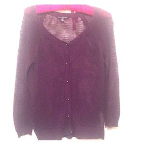 American Eagle Mesh Cardigan